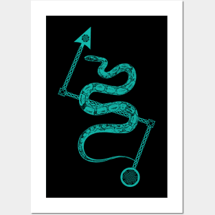 Pictish Serpent With Z Rod Posters and Art